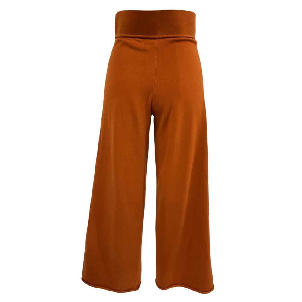 Athleta Cozy Foliage Orange Keys Intention Pants Size S - Picture 2 of 4
